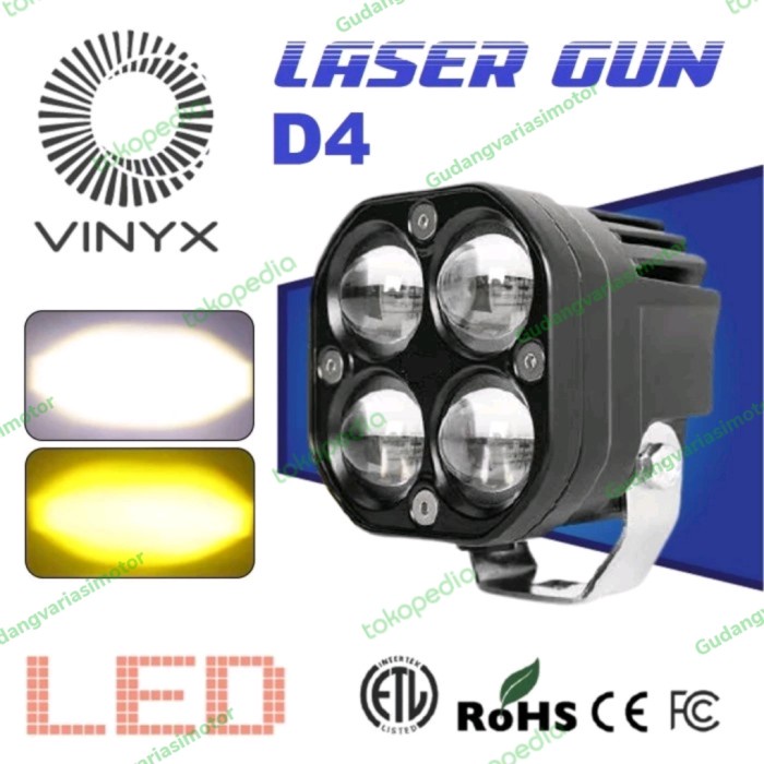 LAMPU TEMBAK D4 LASER GUN SUPER TERANG PROMO