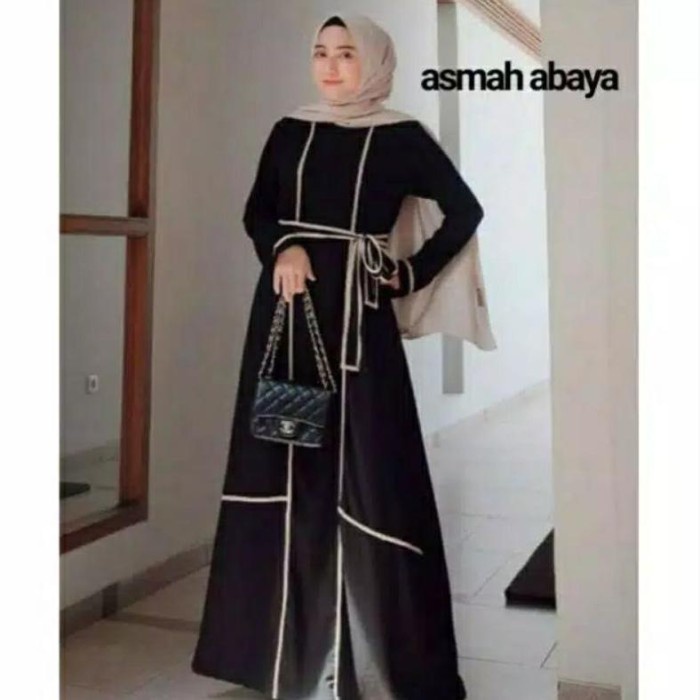 Gamis Abaya Gamis Hitam Dress Arab Saudi Bordir Turki Dubai Turkey Abaya - Hitam, S(E7I6) Gamis Turk