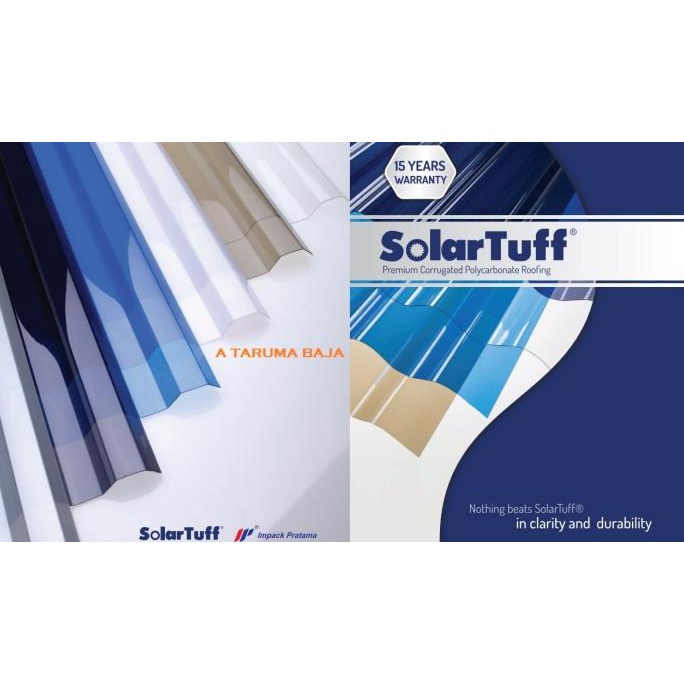 SolarTuff - Atap transparan Gelombang Roma dan Greca
