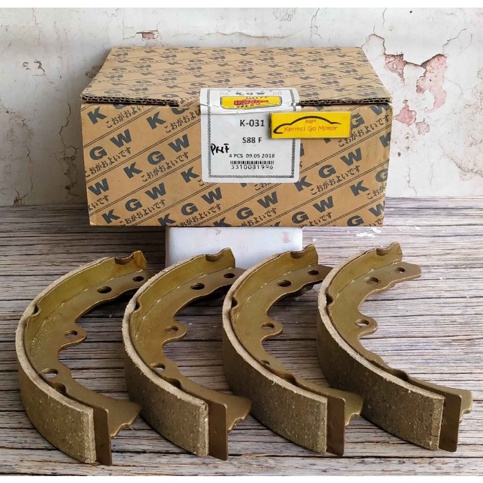 BRAKE SHOE KAMPAS REM DEPAN ZEBRA S88 ZEBRA S89 84-94 KGW K-031