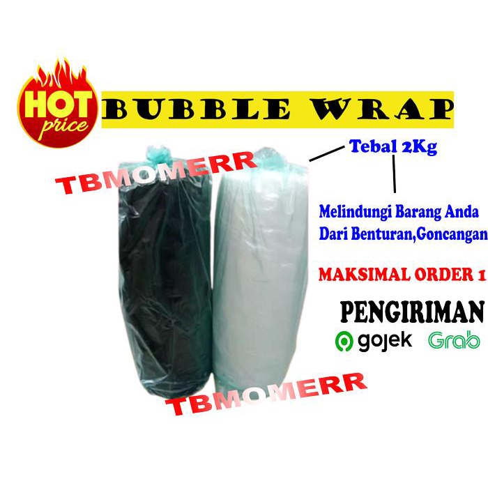 

BUBBLE WRAP / BUBLE WRAP HITAM DAN BENING 2KG