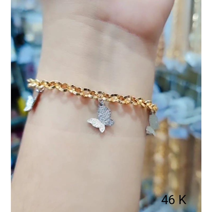 GELANG PERHIASAN IMITASI LAPIS EMAS