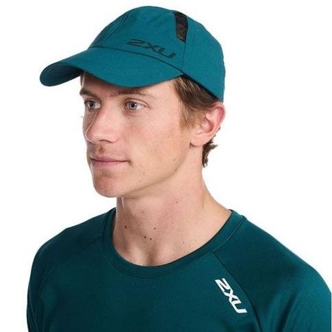 Topi Lari Original 2XU Run Cap - Hijau