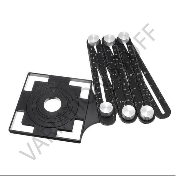 

Penggaris keramik 6 sudut hole locator untuk melubangi keramik