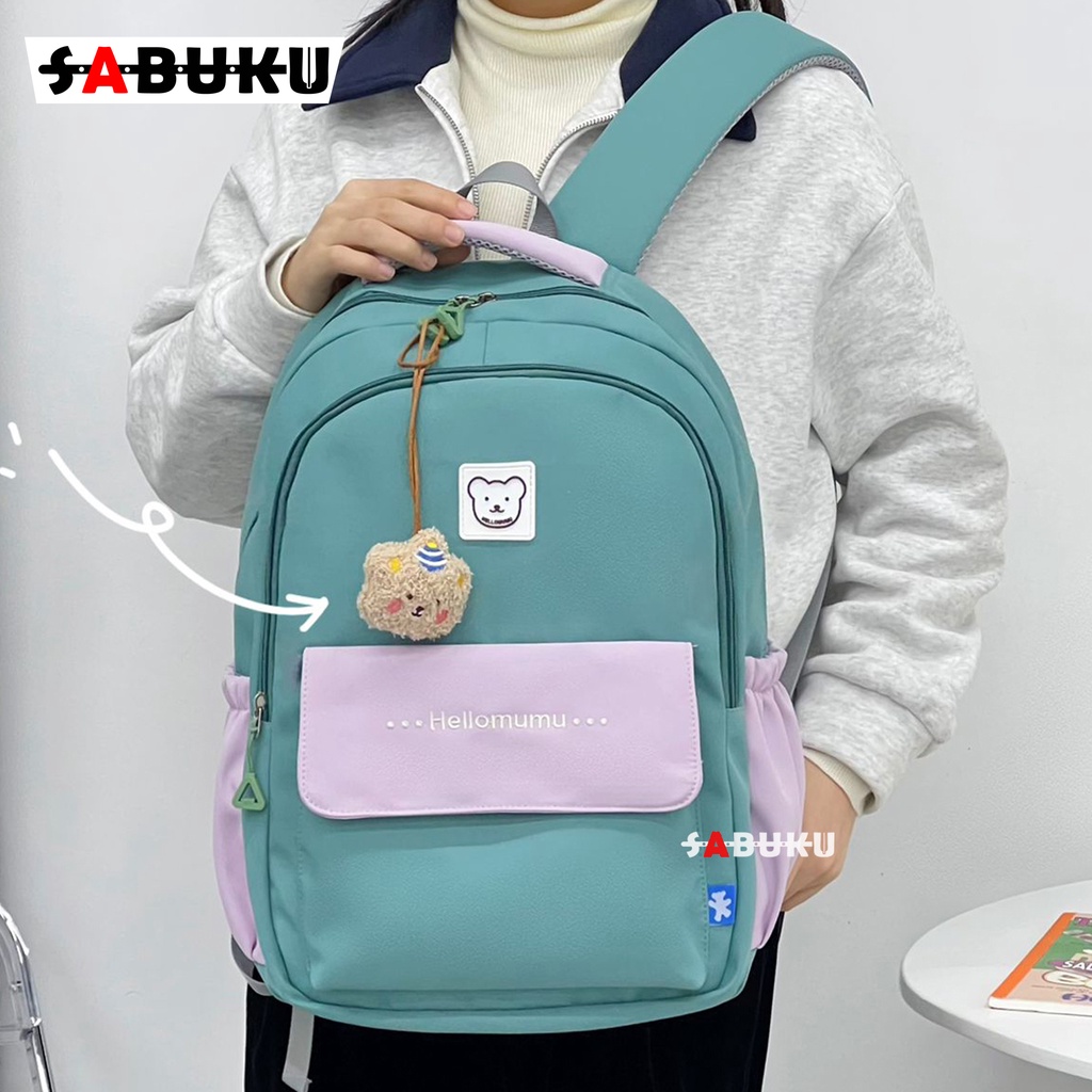 Tas Ransel Sekolah Anak Wanita Dan Pria Untuk Anak PAUD TK SD SMP Tas punggung Laptop Tas Backpack Korea Fashion Style -285