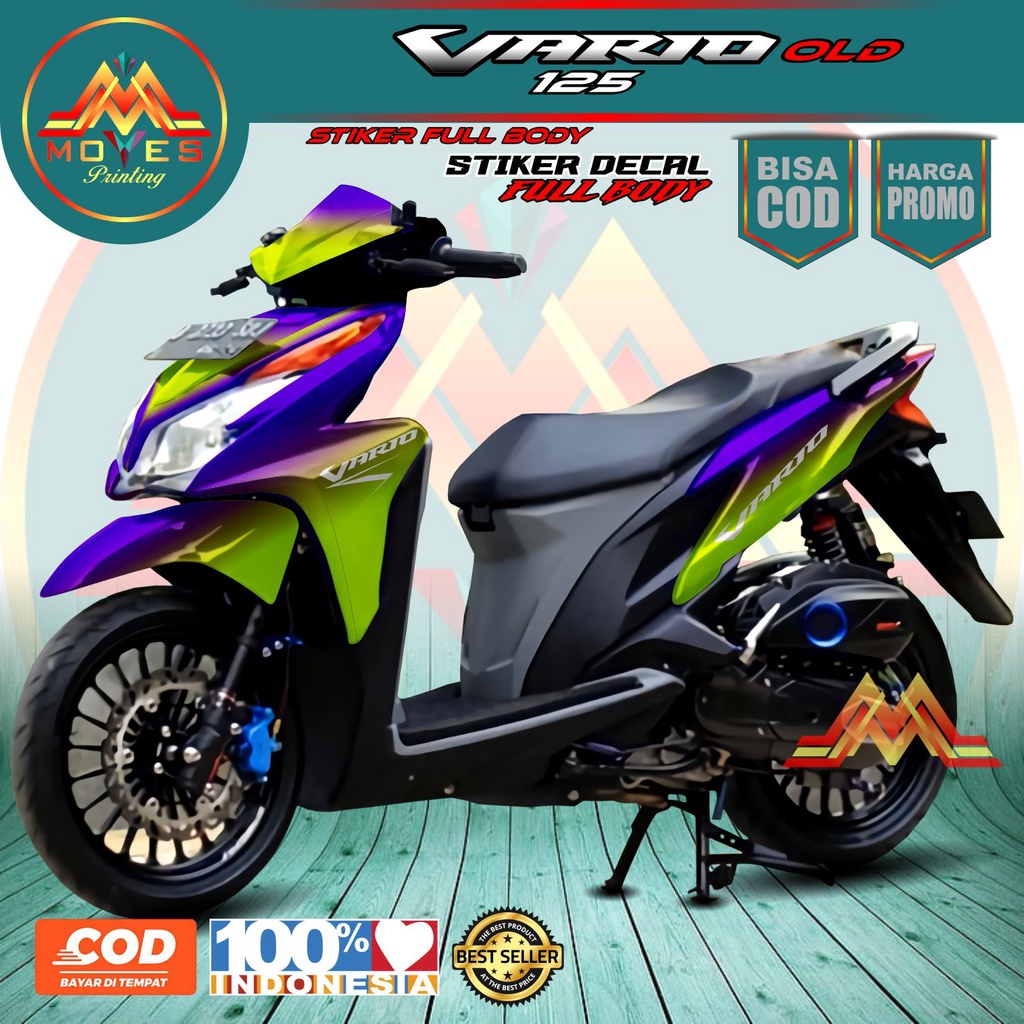 Decal Sticker Vario 125 Old BUNGLON. Decal stiker Variasi Vario 125 old stiker vario 125 old