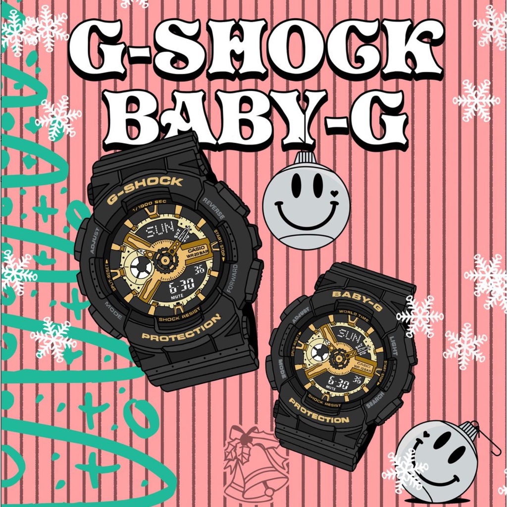 Jam Tangan Wanita Baby-G sweet style BA110 Ladies Digital watch