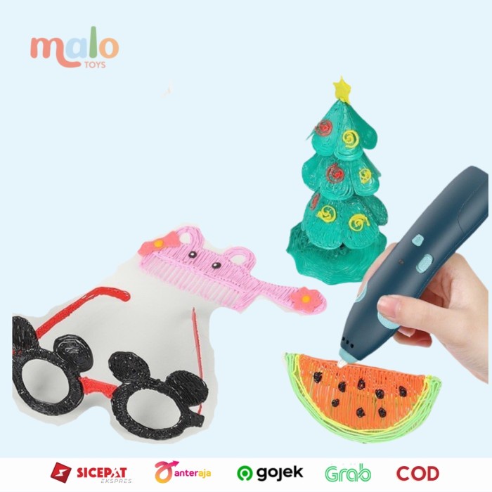 

Terlaris 3D Printing Pen 3D Printer Arts Pen Making Doodle Arts And Crafts Toys