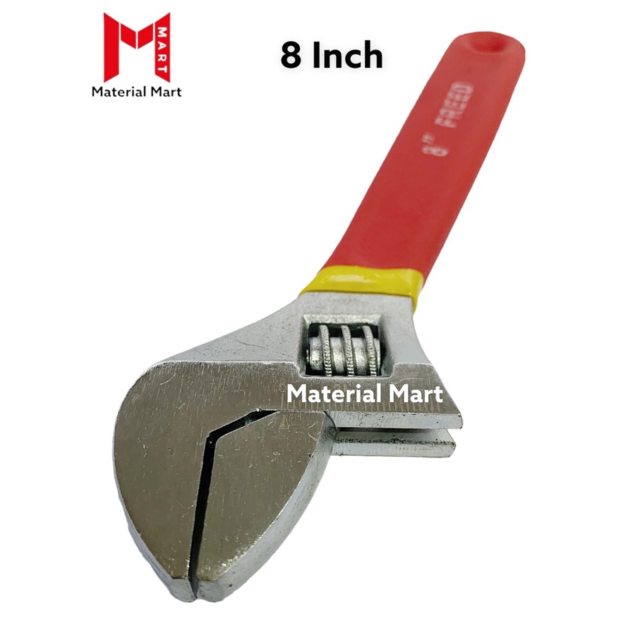 Kunci Inggris 8 Inch | Adjustable Wrench 8&quot; | Bago 200mm | 200 mm | Material Mart