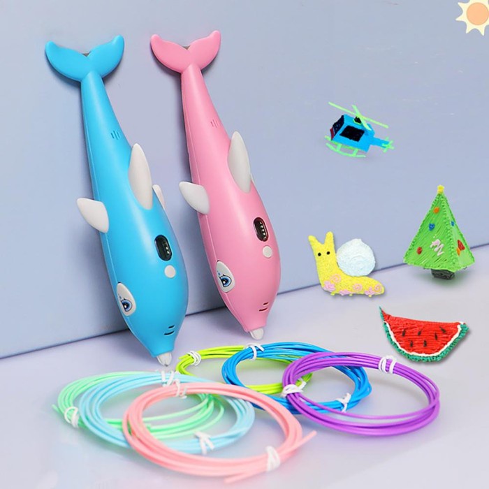 

Dpen Pulpen Cetak Gambar Tinta 3D Printing Pen Art Drawing - Rp-161
