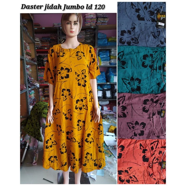 Daster jiddah jumbo ld 110 daster ibu hamil rayon pekalongan bqju ibu hamil baju tidur