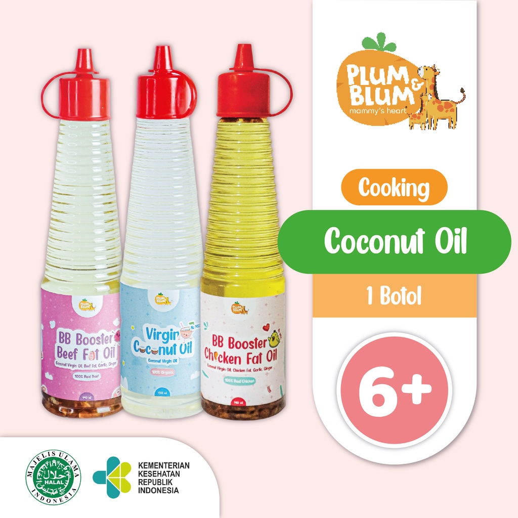 Plum &amp; Blum Chicken Fat Oil Beef Fat Oil Minyak Mpasi BB Booster
