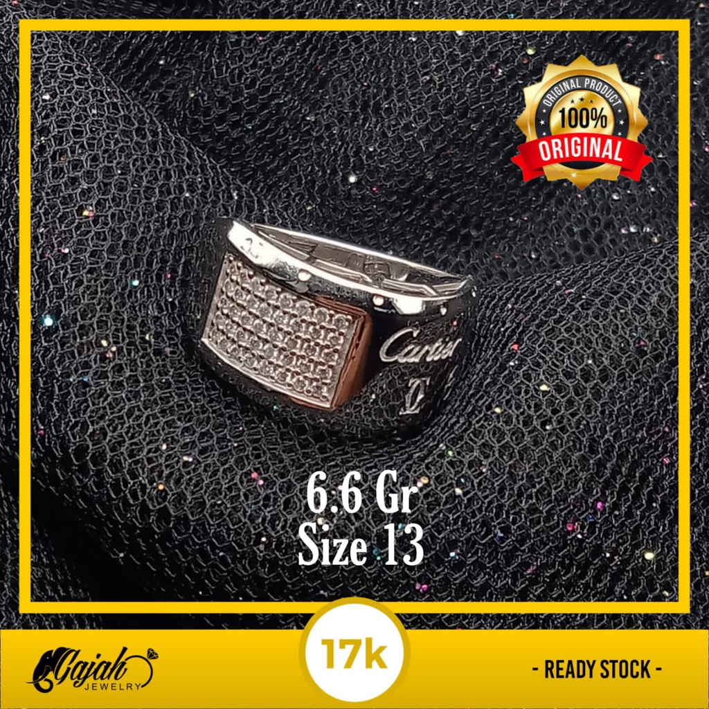 Cincin Emas 17K - 6.6 Gr Kadar 750 - 4363