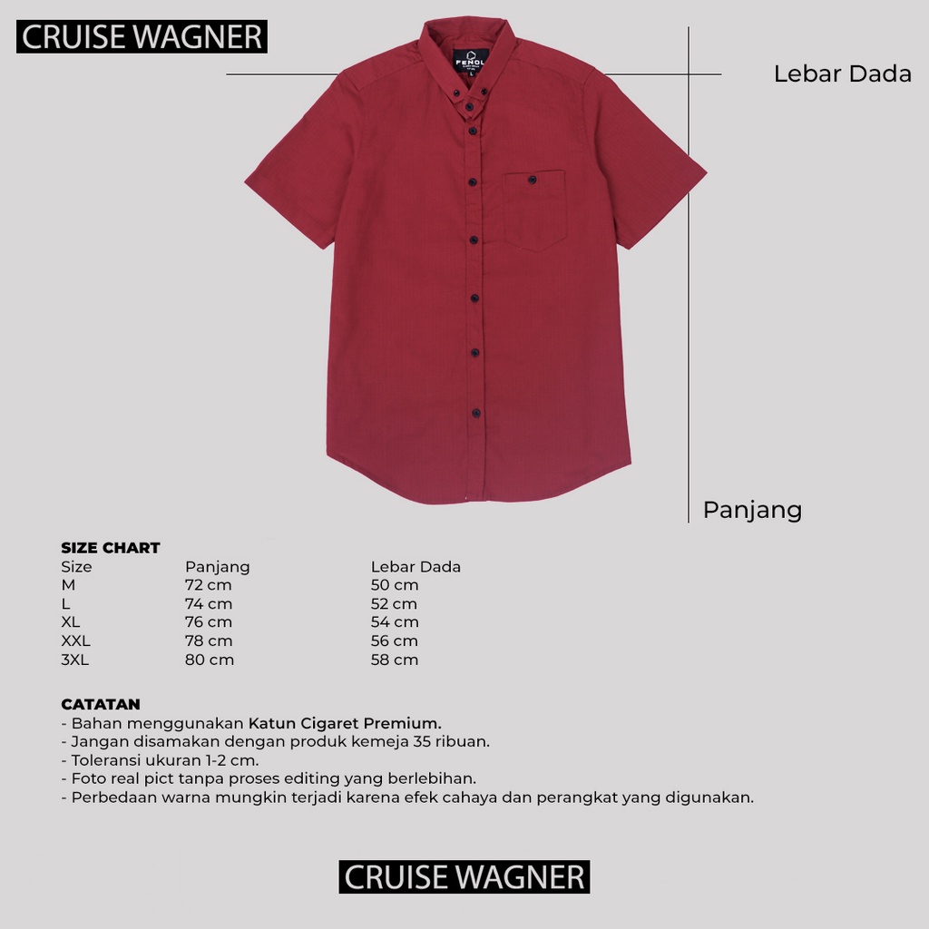 KEMEJA POLOS PRIA LENGAN PENDEK MODERN KEMEJA DISTRO ANAK MUDA MASAKINI CASUAL/FORMAL