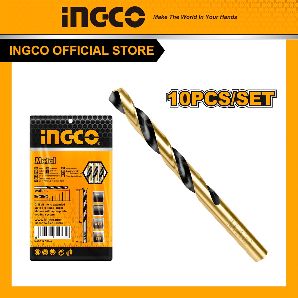 (INGCO) - MATA BOR BESI 4.5 MM 10 PCS INGCO - DBT1100453