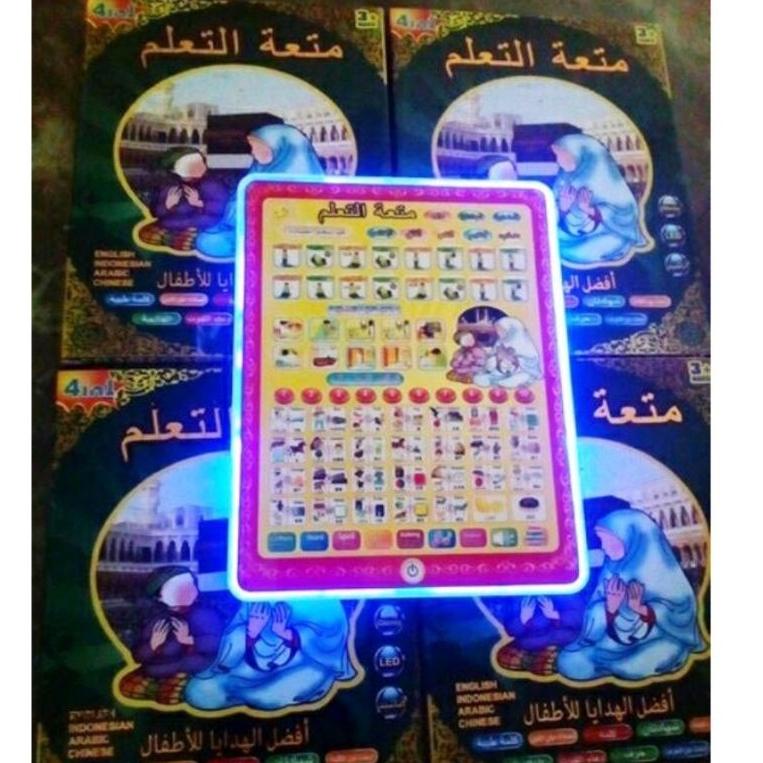 Playpad Anak Muslim IPad Arab 4 Bahasa / Playpad Arab 4 Bahasa mainan ipad anak TERBARU