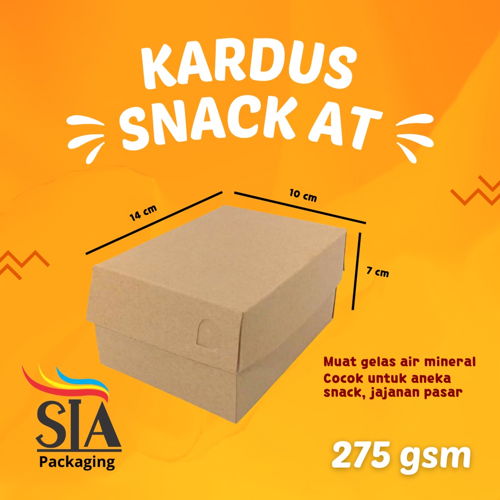 KARDUS SNACK R13, R3, AT, 12 X 12 DAN 12 X 16 DUS SNACK ISI 3 | KARDUS MAKAN