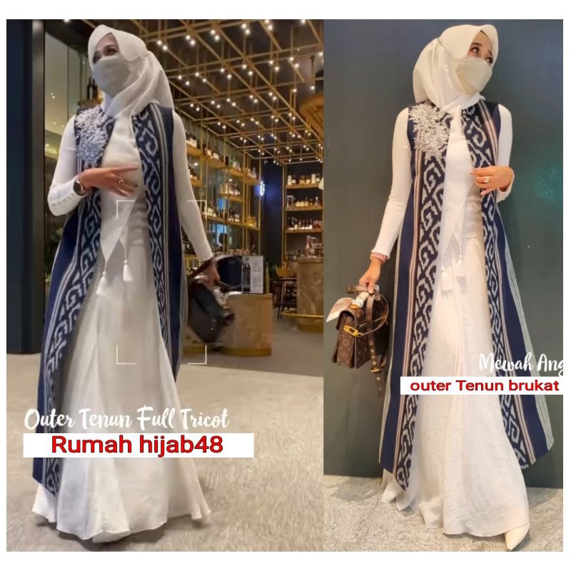 Outer Tenun tanpa lengan