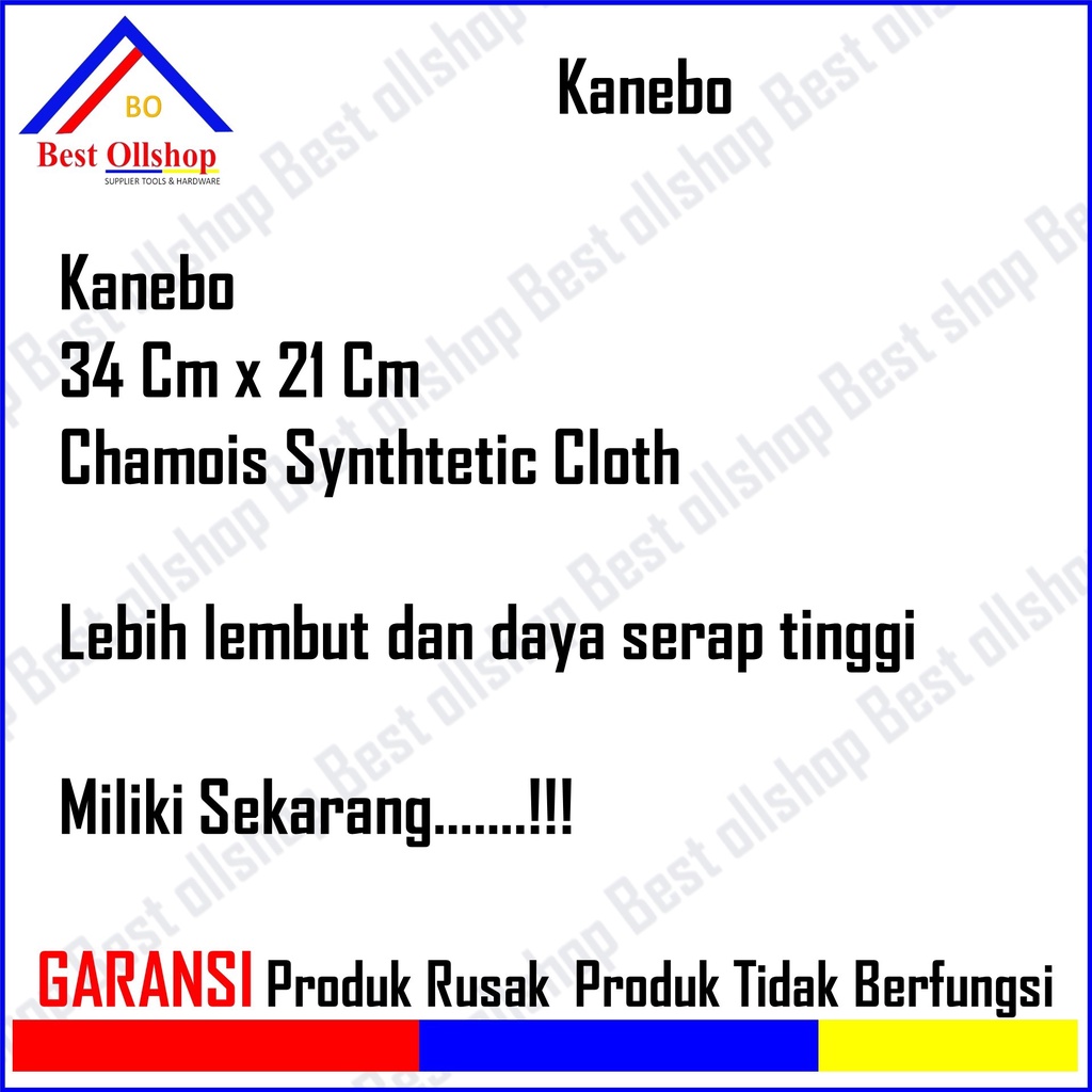 Kain Lap Kanebo Motor Mobil / Kanebo Kain Lap Serbaguna Chamois Daya Serap Tinggi