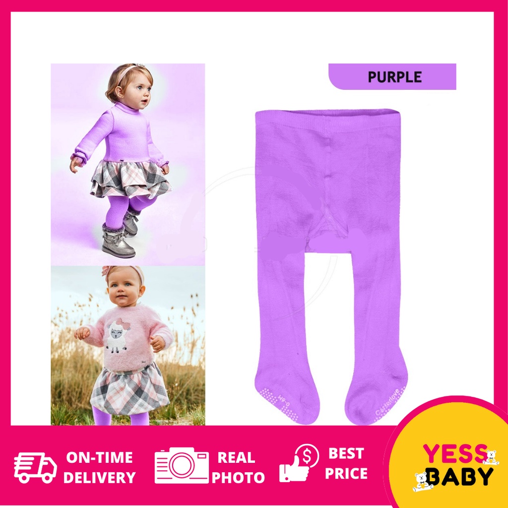 YESSBABY LEGGING RAJUT POLOS Celana Legging Leging Lejing Panjang Buka Polos Rajut &amp; Anak 1 2 3 Tahun Perempuan