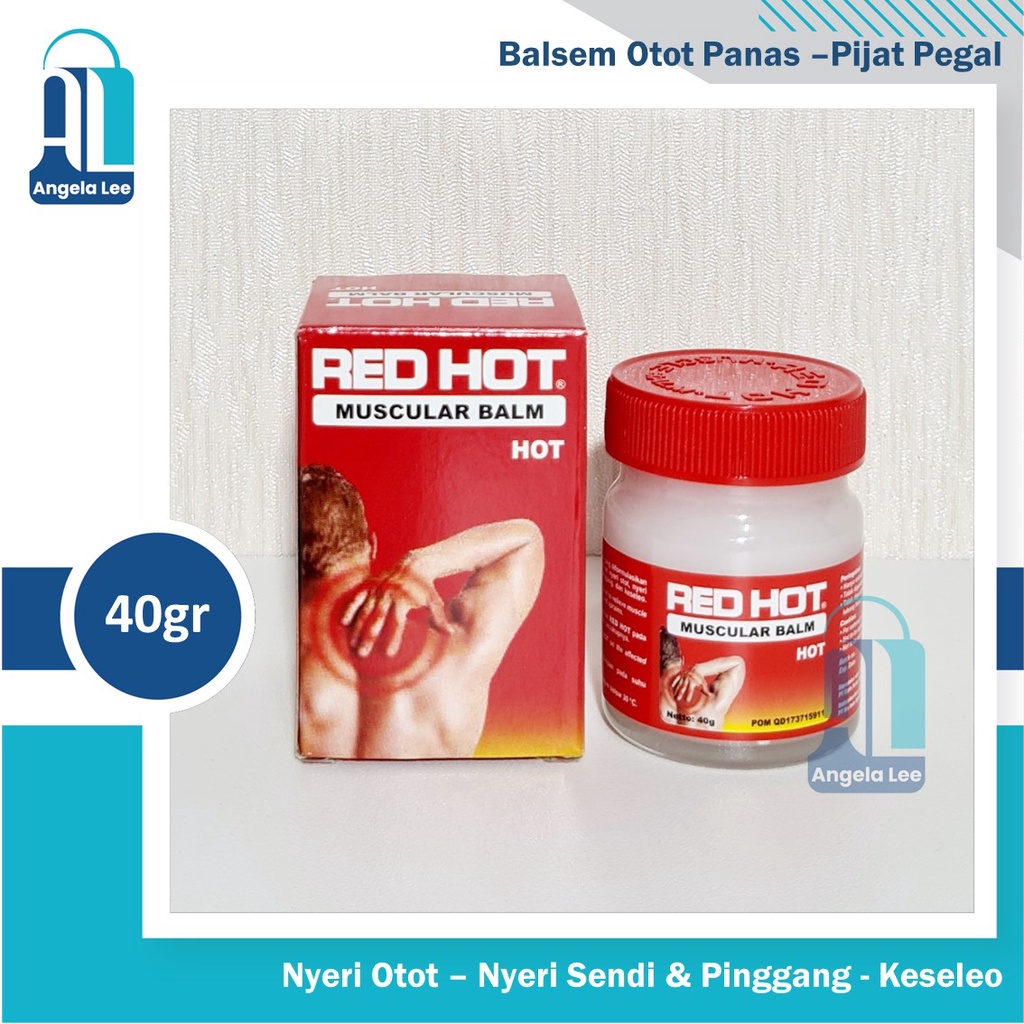 RED HOT Balsem Otot Panas Pijat Pegal Nyeri Pinggang Sendi Otot 40gr