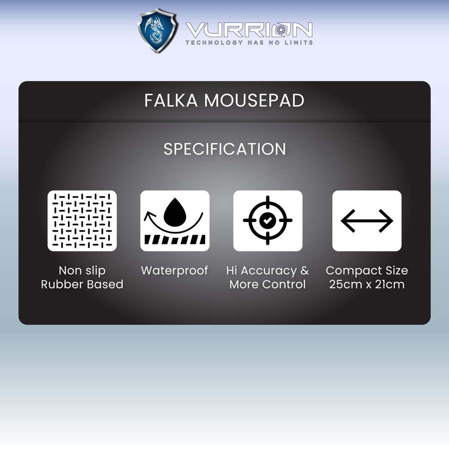 MOUSEPAD GAMING VURRION FALKA 25 ORIGINAL