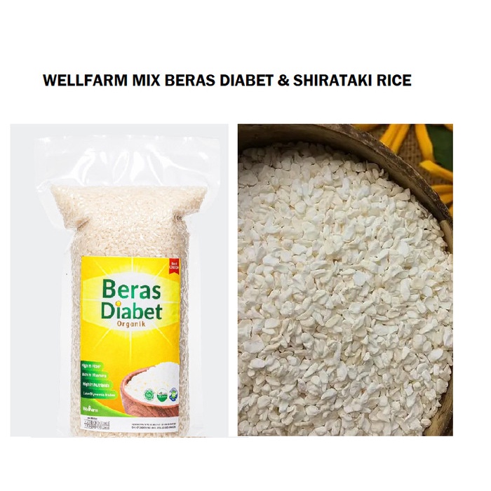 

Wellfarm Mix Beras Organik & Shirataki Rice 1250 gram