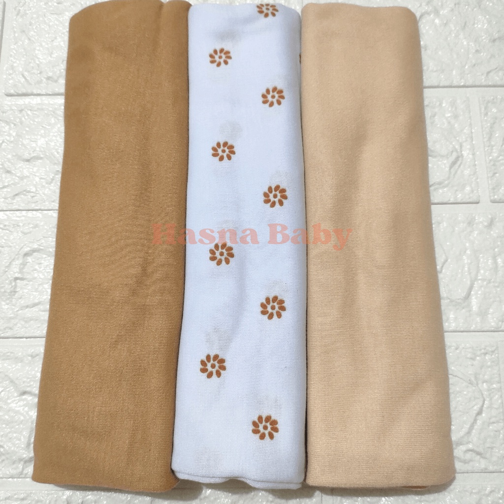 Bedong Pernel Bayi Baru Lahir Motif Lucu Seri Coklat- Juragan Lebak