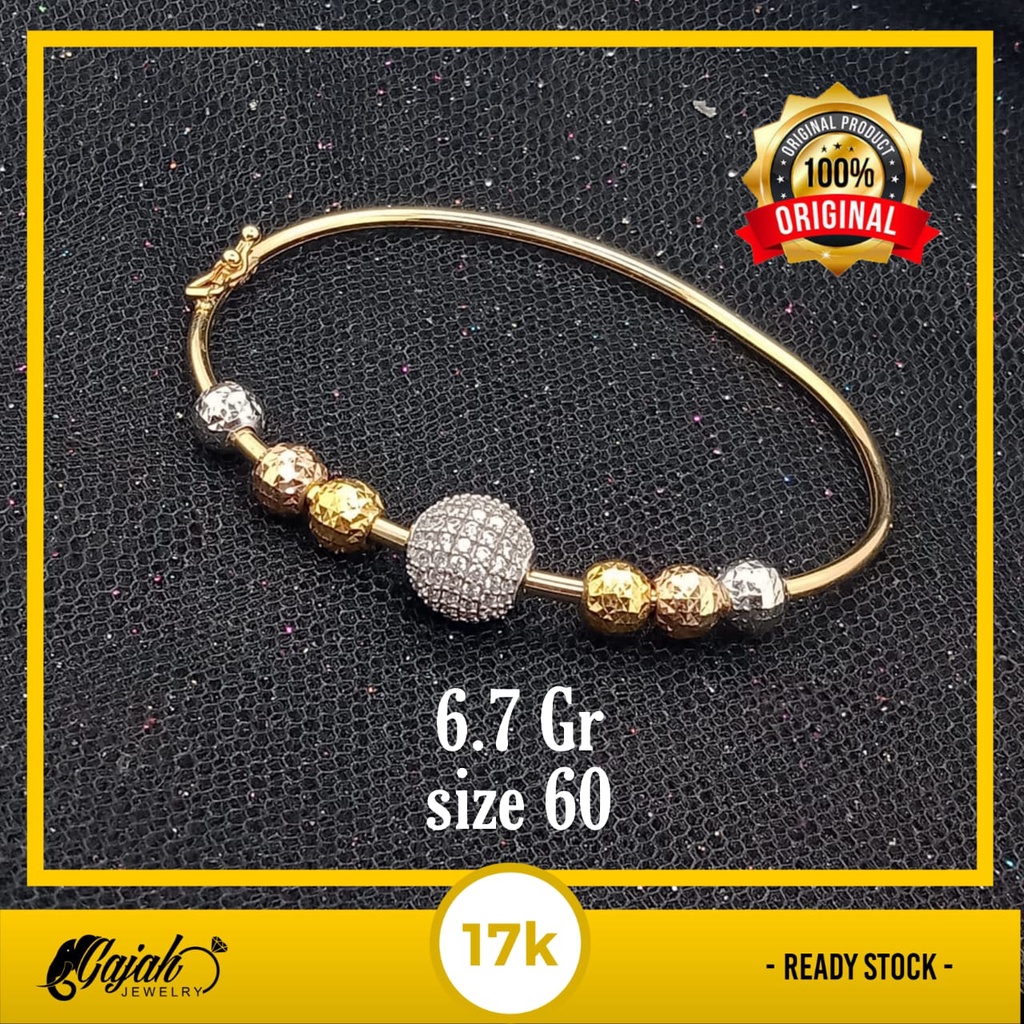 Gelang emas 17k - 6.7 gr kadar 750 - 4264