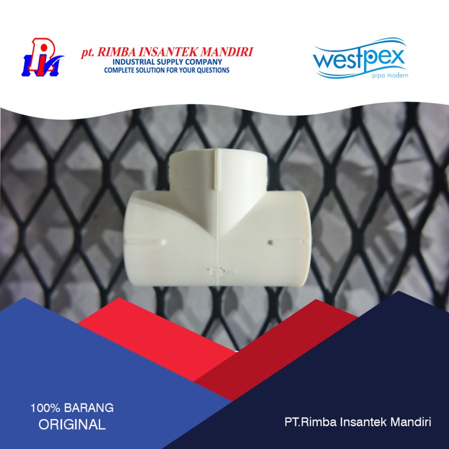Fitting Pipa PPR Tee PPR T 32 Westpex