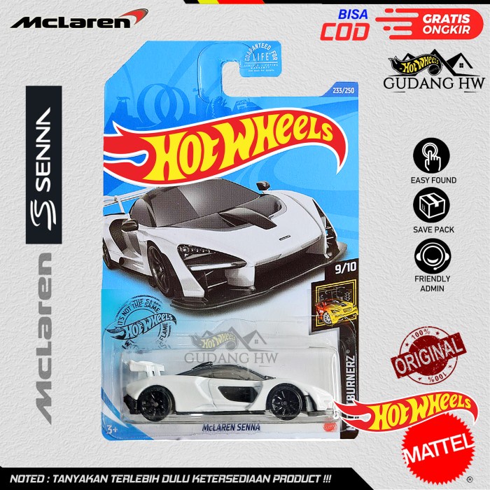 HOT WHEELS MCLAREN SENNA EASY PACK TERMURAH