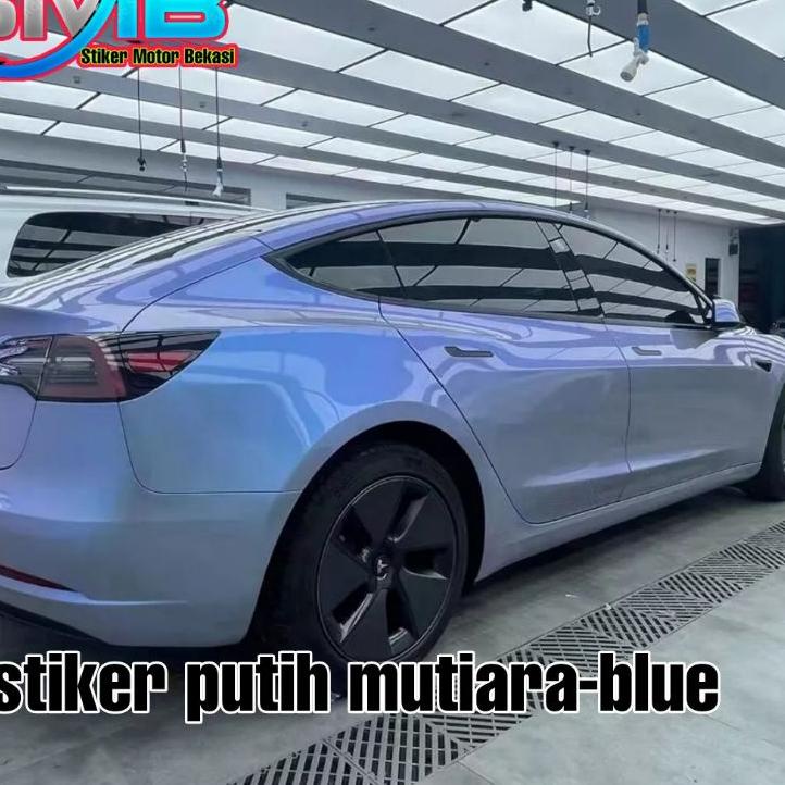 Kualitas Dijamin stiker skotlet putih lembayung white bunglon mutiara ✱wcc❁