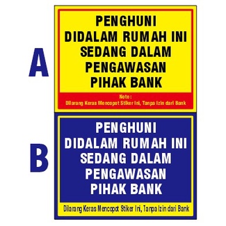 

STIKER VINYL PENGHUNI DALAM PENGAWASAN BANK (DIJUAL SATUAN)