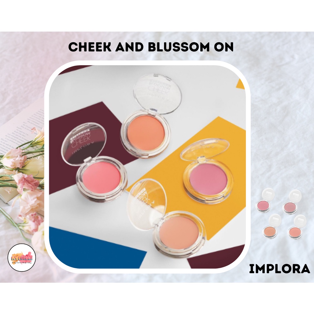 IMPLORA - CHEEK BLOSSOM - BLUSH ON  3.5 GR