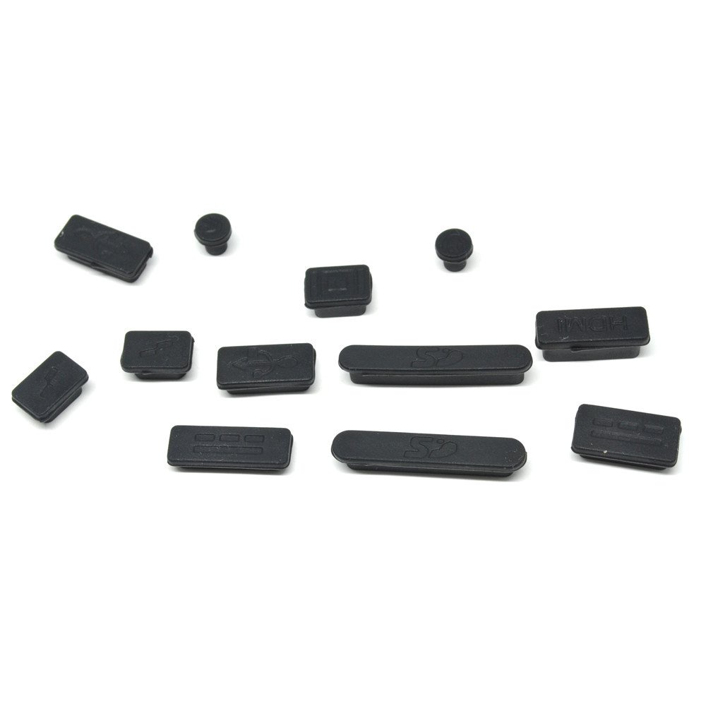 Silicone Notebook Dust Plug - A1 - Black