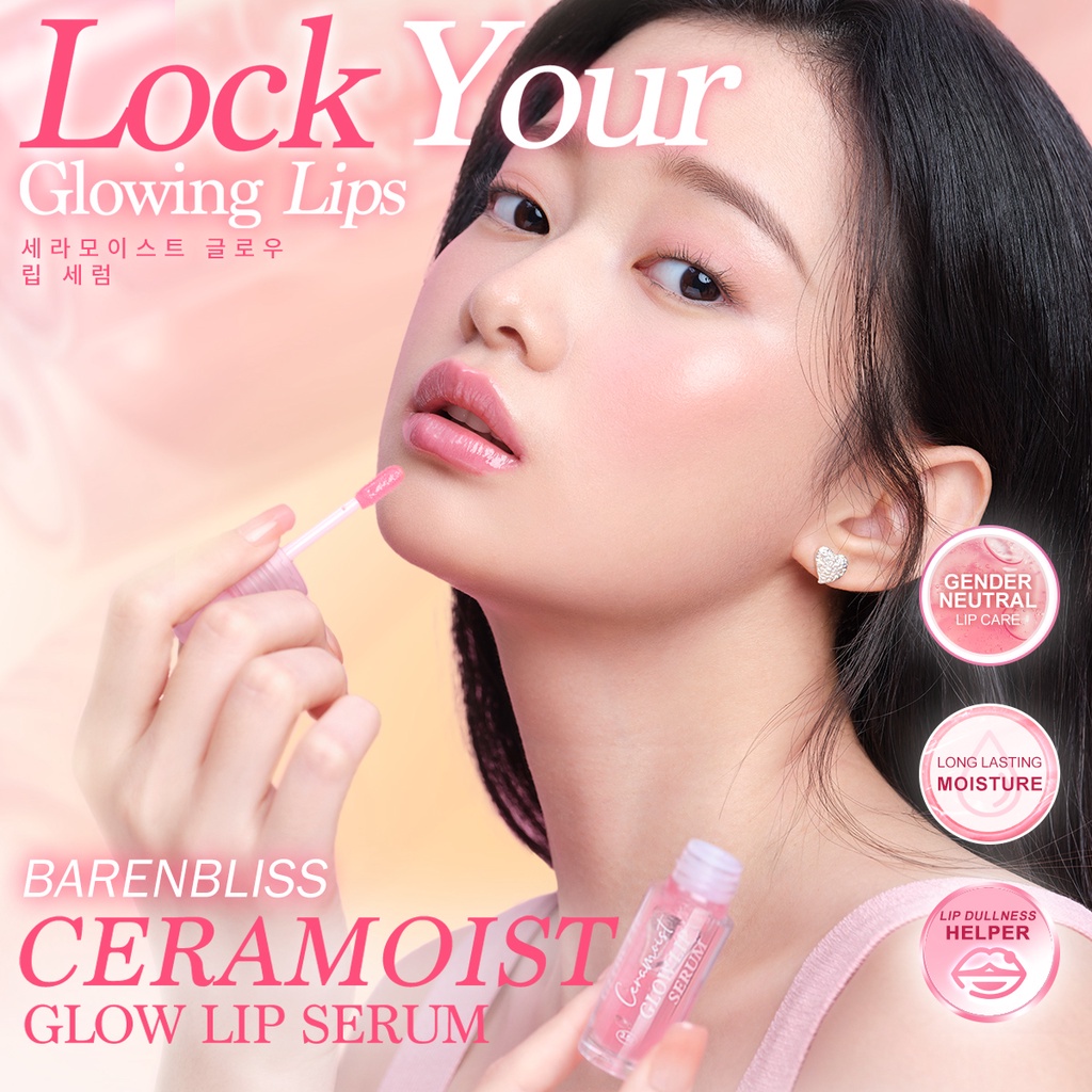 BNB barenbliss Ceramoist Glow Lip Serum [3in1 Glossy]