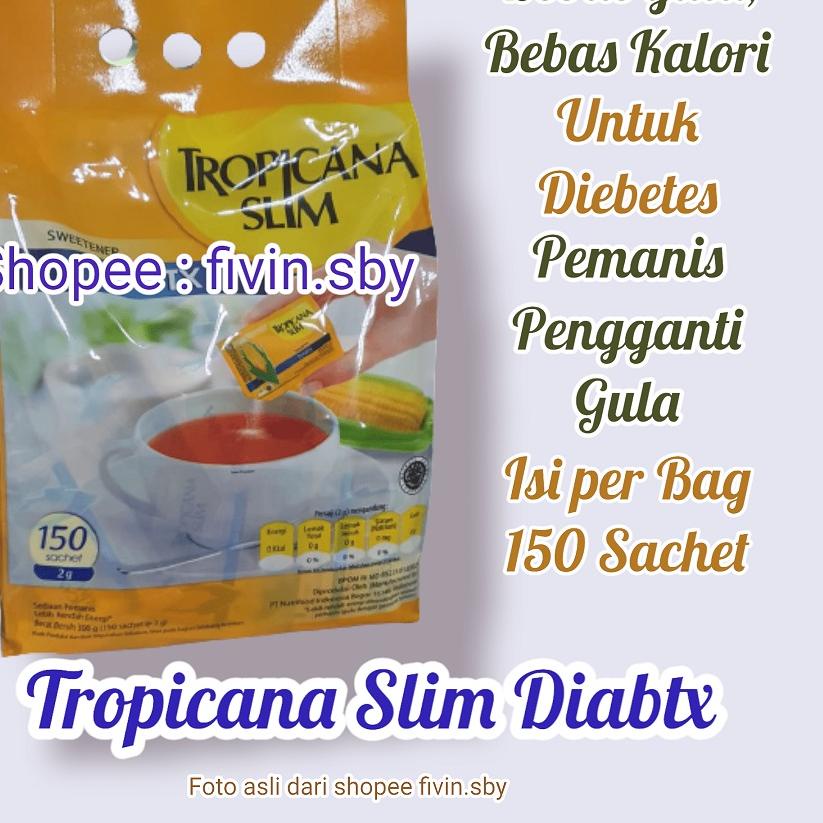 

♠ GULA TROPICANA SLIM DIABTX Diabet isi 150 SACHET ℮