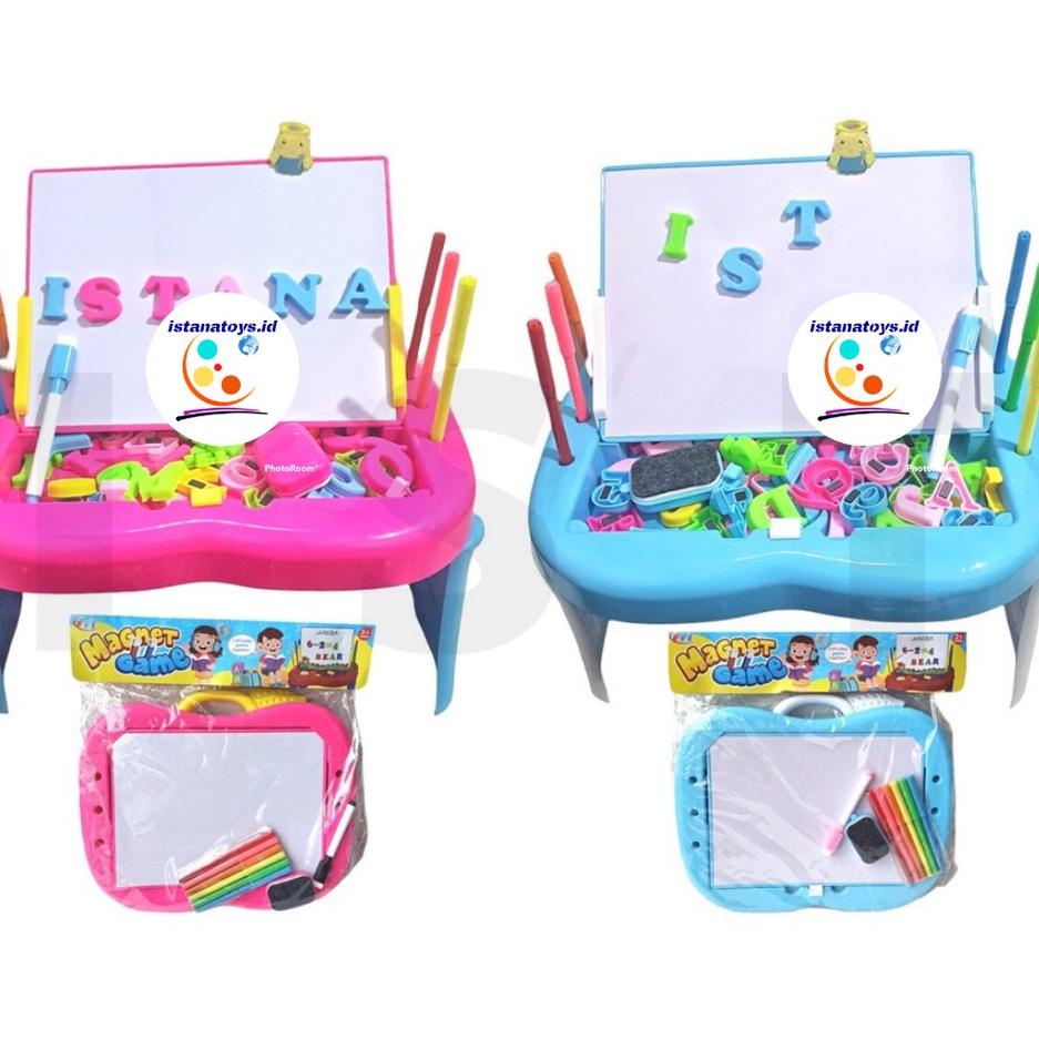 

Meroket ID Mainan Papan Tulis Magnetic Drawing Board Meja Belajar Anak FU1131