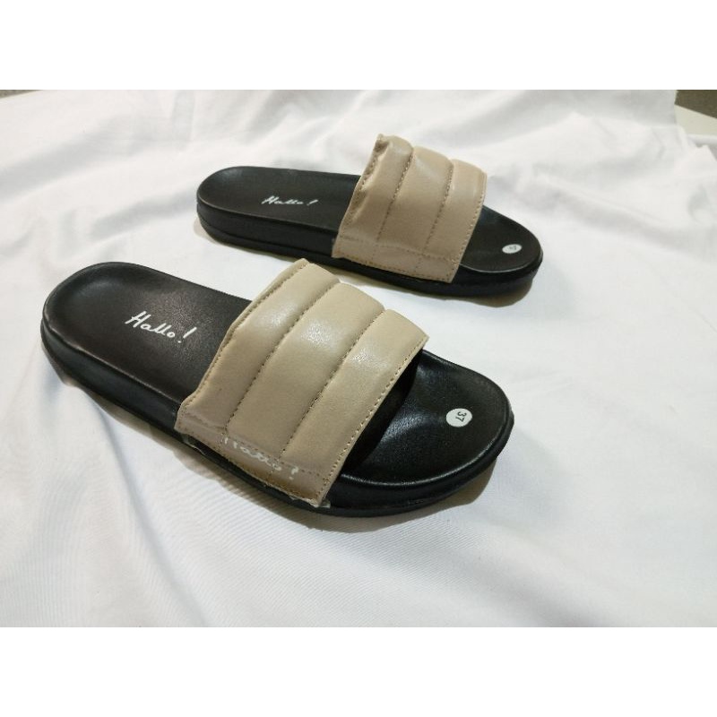 Hello Gio Sandal Cewek Slop Korean Style Sandal Slide Wanita