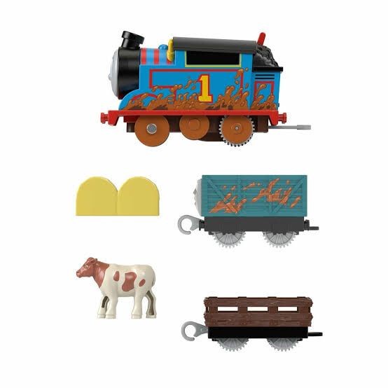 THOMAS & FRIENDS MOTORIZED TRAIN MUDDY THOMAS ORIGINAL TERLARIS