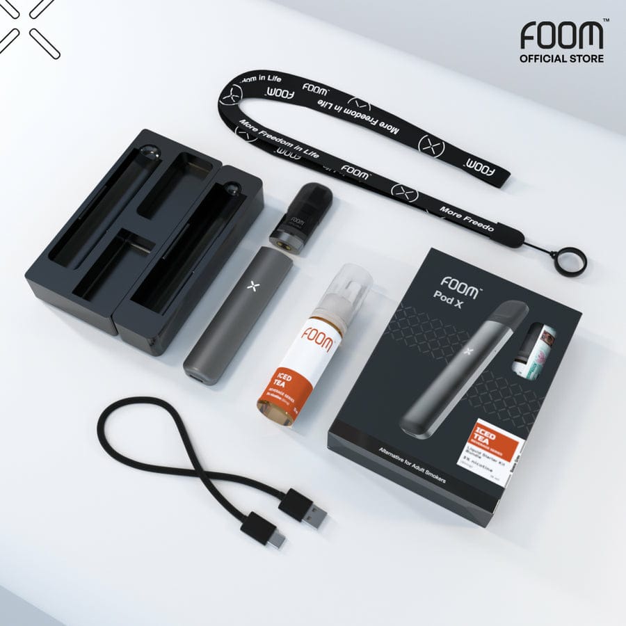 Foom Bundling Pod x Grey + Liquid Iced Tea