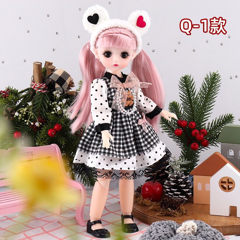 Mainan anak perempuan Boneka Doll Cute DIY Girls Gift Princess Dress Seri Q