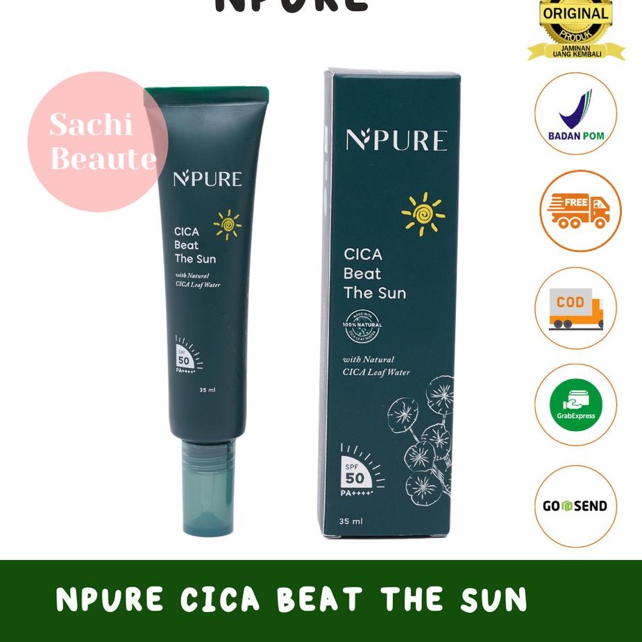 ➭ NPURE Cica Beat The Sun SPF 50 PA ++++ / NPURE CICA SUNSCREEN / NPURE SUNSCREN ✤