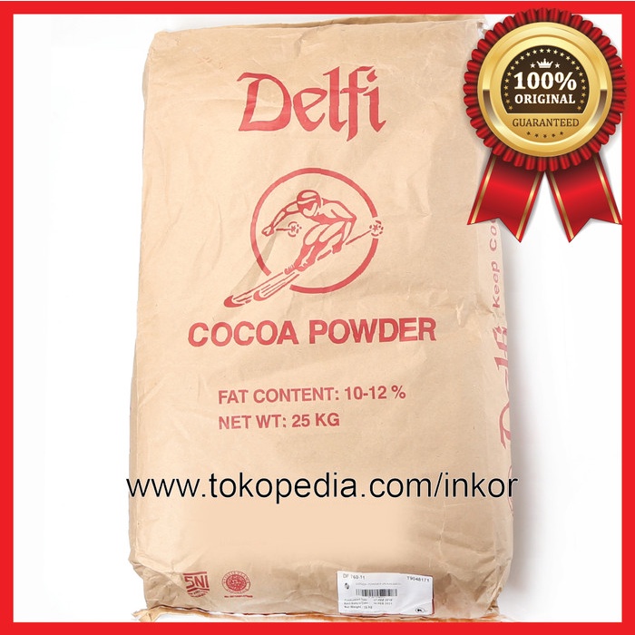 Coklat Bubuk Delfi Df760 Cocoa Powder 25Kg