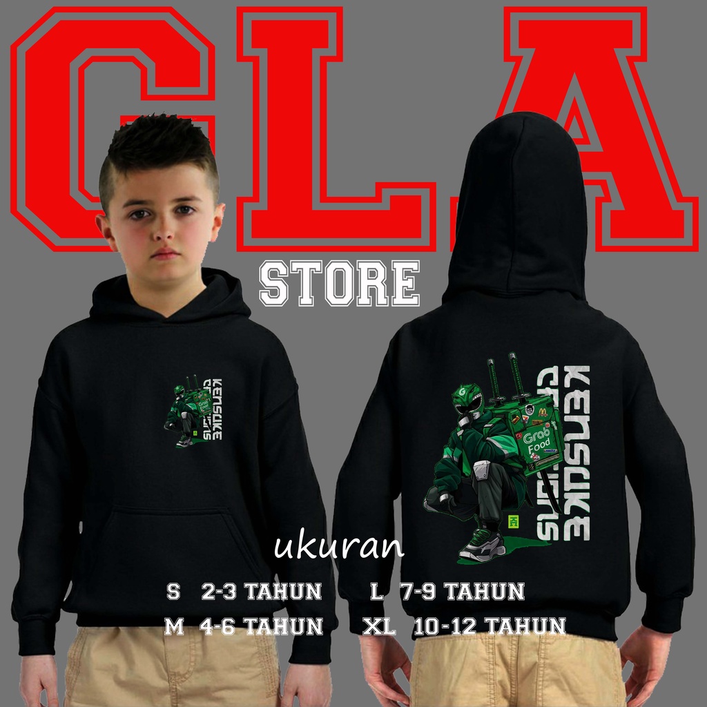 Sweater Hoodie Anak Grab Food Kensuke
