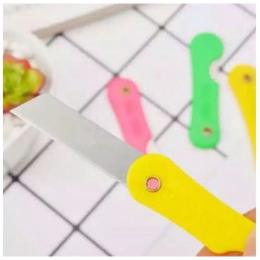 

Pisau Cutter Lipat Mini / Foldable Knife / Alat Bantu Potong Kertas Plastik Perlengkapan ATK Sekolah Kater Kecil Untuk Unboxing Paket [MF]