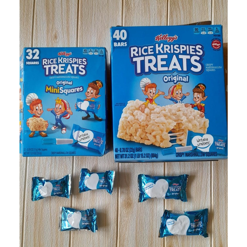 Kelloggs Rice Crispies Treat Original Per 4 Pcs