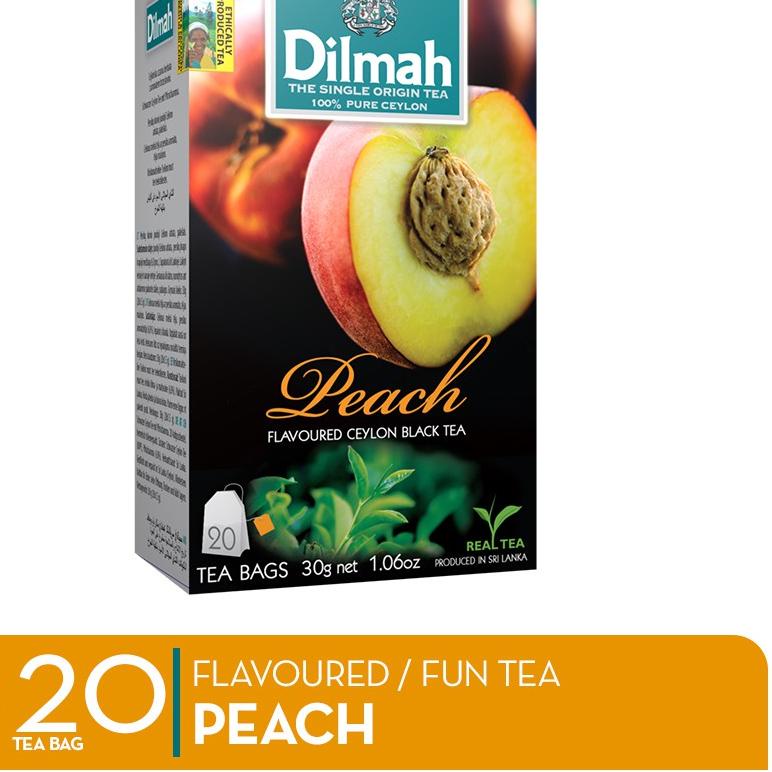 

☪ Dilmah Peach Tea - Teh Celup ➺