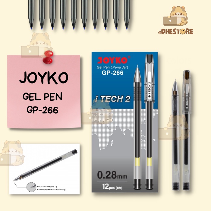 

Pena Gel Joyko GP-266 | Gel Pen GP 266 | Pulpen Joyko