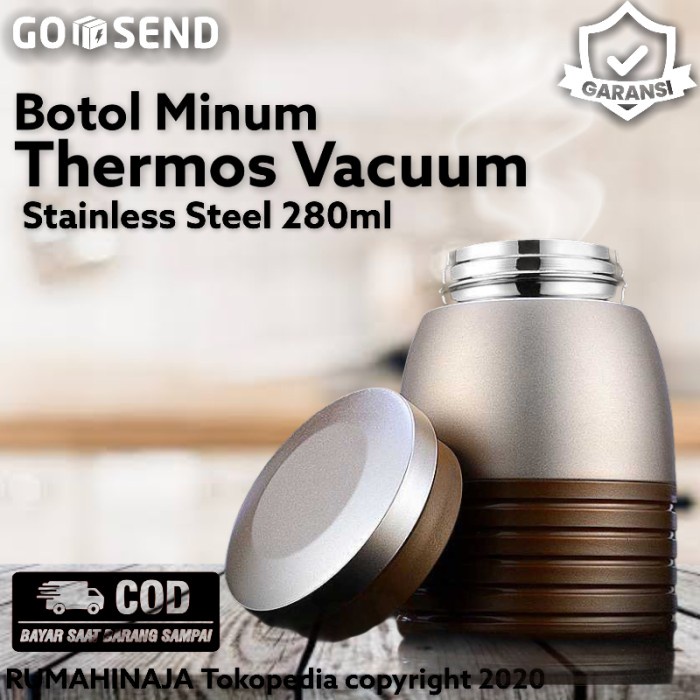 BOTOL MINUM THERMOS KAXIFEI VACUUM STAINLESS STEEL 280ML - K701